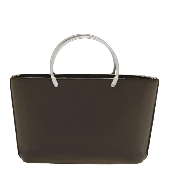 CHANEL Hand Bag Nylon Brown CC Auth bs11011 - Picture 13 of 16